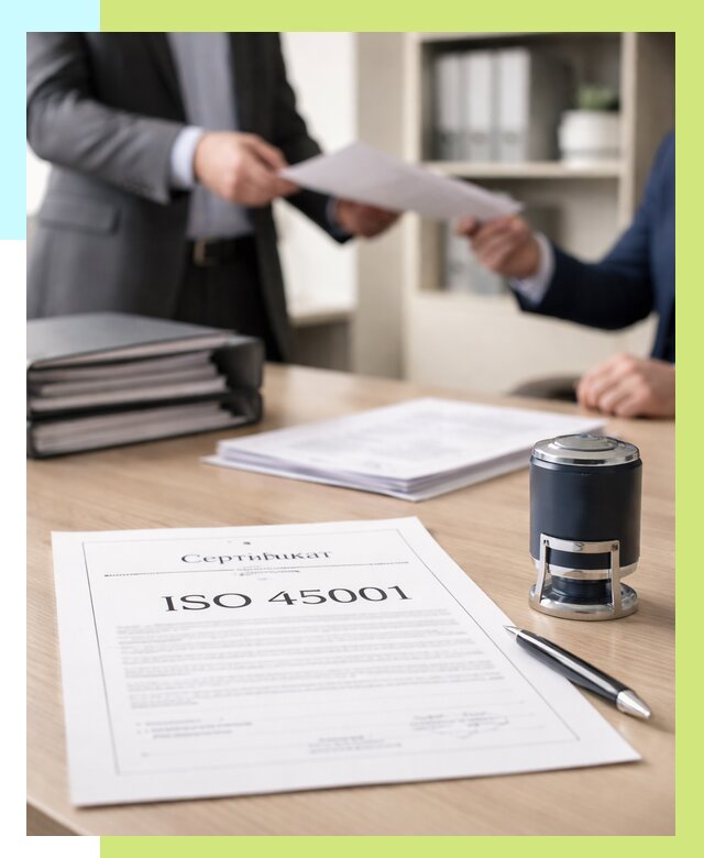 Сертификат ISO 45001 в Люберцах под ключ от 47345 р. | Сертэкс